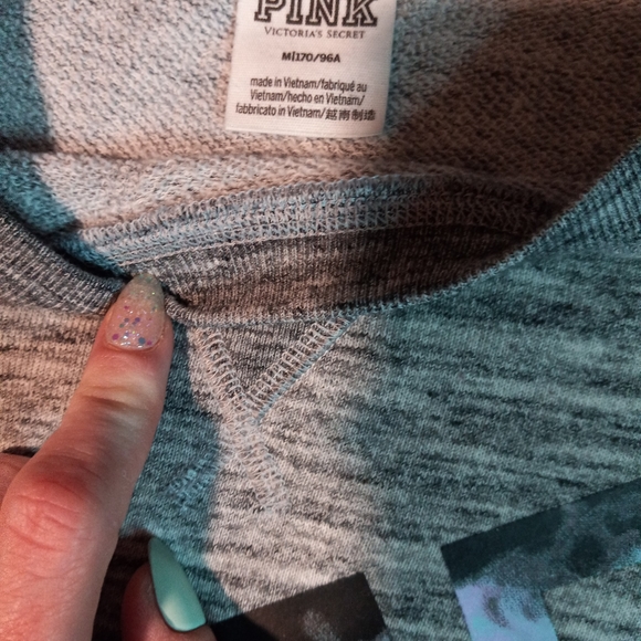 VS PINK Marble Watercolor Pullover Sweatshirt - Picture 7 of 7